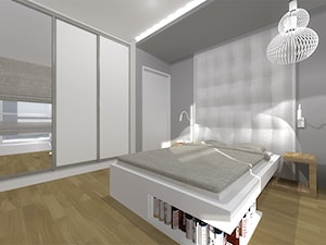 sypialnia w szarości - zdjęcie od evarte