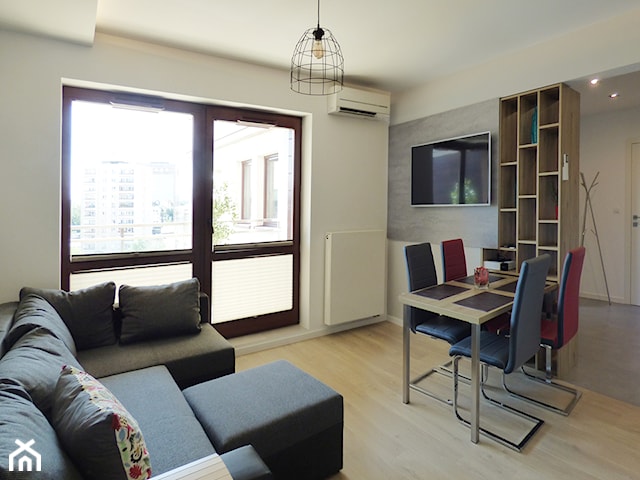 Apartament nowoczesnej stylistyce.