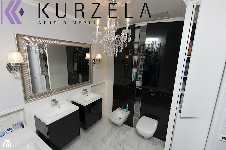 Łazienka w stylu Glamour - zdjęcie od Studio Mebli KURZELA