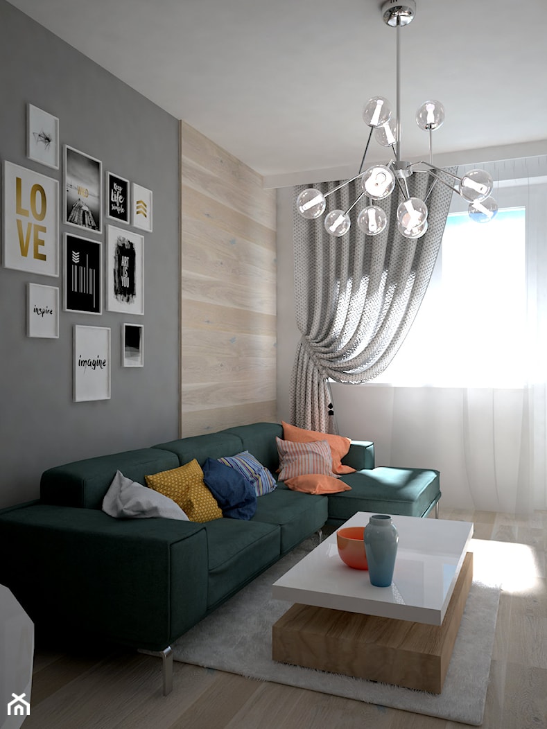 Salon z funkcją spania - zdjęcie od LOVEHOME DESIGN - Homebook