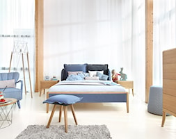Skey łóżko i taboret, fotel Piu, komoda Dream - zdjęcie od Swarzędz Home - Homebook