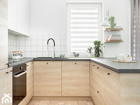Aranżacje wnętrz - Kuchnia: Mieszkanie z białą cegłą - Kuchnia, styl skandynawski - fajnyprojekt. Przeglądaj, dodawaj i zapisuj najlepsze zdjęcia, pomysły i inspiracje designerskie. W bazie mamy już prawie milion fotografii!