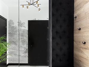 Dom z czarnym akcentem - Hol / przedpokój, styl nowoczesny - zdjęcie od fajnyprojekt