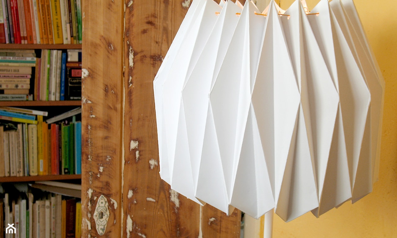 lampa origami diy, jak zrobić lampę origami
