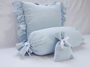 Niebieskie poduszki dekoracyjne
