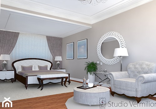 Rezydencja w klasycznym stylu - Sypialnia, styl tradycyjny - zdjęcie od Studio Vermilion Anna Cisło