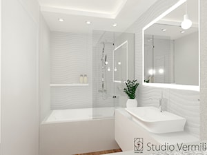 Biała łazienka - zdjęcie od Studio Vermilion Anna Cisło