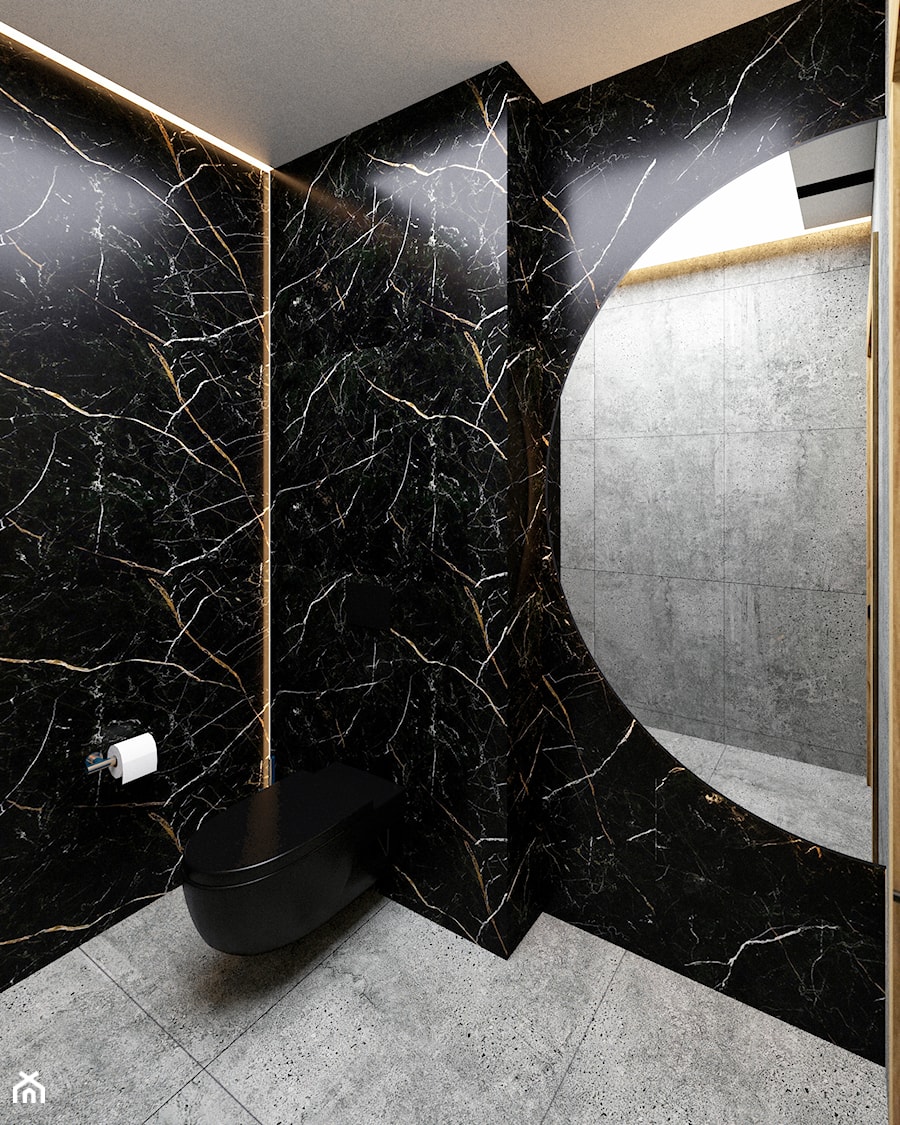 Projekt łazienek w biurowcu - Łazienka, styl nowoczesny - zdjęcie od Pracownia Projektowa ALEKSANDRA JARCO