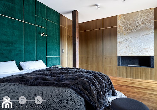 WILLA W RADZYMINIE - Średnia sypialnia, styl glamour - zdjęcie od ZEN Interiors