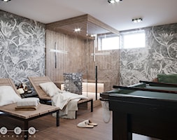METAMORFOZA / WYSZKÓW - Średnia z punktowym oświetleniem łazienka z oknem, styl glamour - zdjęcie od ZEN Interiors - Homebook