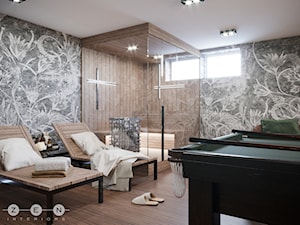 METAMORFOZA / WYSZKÓW - Średnia z punktowym oświetleniem łazienka z oknem, styl glamour - zdjęcie od ZEN Interiors