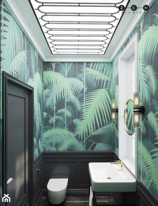 ZEN | DOM W RADZYMINIE - Mała łazienka, styl glamour - zdjęcie od ZEN Interiors