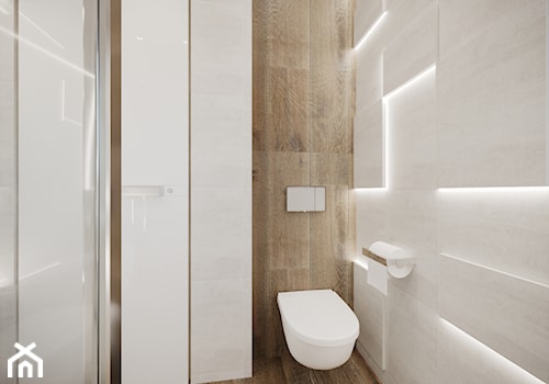 DOM / RADZYMIN - Mała bez okna łazienka, styl nowoczesny - zdjęcie od ZEN Interiors