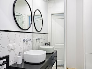 MIESZKANIE / KŁOPOT, WARSZAWA - Mała bez okna z lustrem łazienka, styl tradycyjny - zdjęcie od ZEN Interiors