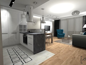 Mieszkanie w stylu klasycznym z elementami nowoczesnego designu - Salon, styl tradycyjny - zdjęcie od Brygida Projektuje
