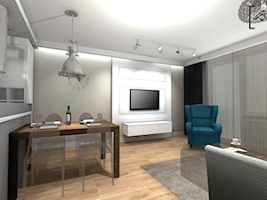Mieszkanie w stylu klasycznym z elementami nowoczesnego designu - Salon, styl tradycyjny - zdjęcie od Brygida Projektuje