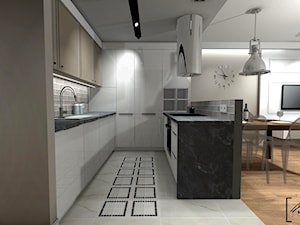 Mieszkanie w stylu klasycznym z elementami nowoczesnego designu - Kuchnia, styl tradycyjny - zdjęcie od Brygida Projektuje