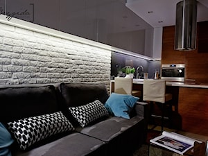 Mieszkanie Warszawa/Bródno - Salon, styl nowoczesny - zdjęcie od Brygida Projektuje