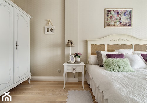 Ludwik w Skandynawii ;) - Duża beżowa sypialnia, styl prowansalski - zdjęcie od DreamHouse