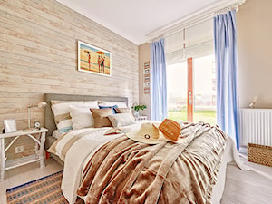 Apartament Błonia Hamptons - Średnia beżowa sypialnia - zdjęcie od DreamHouse