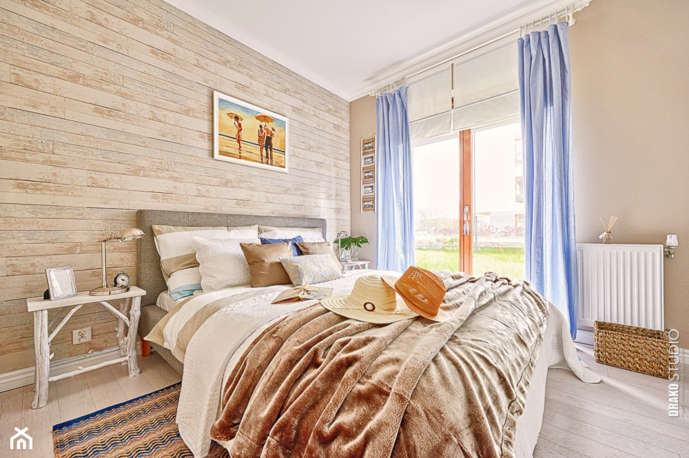 Apartament Błonia Hamptons - Średnia beżowa sypialnia - zdjęcie od DreamHouse - Homebook
