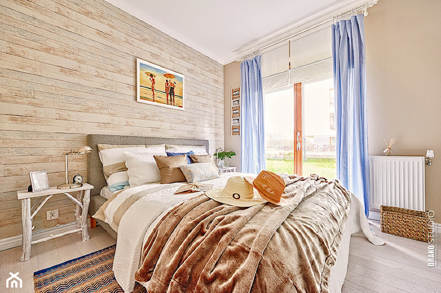 Apartament Błonia Hamptons - Średnia beżowa sypialnia - zdjęcie od DreamHouse