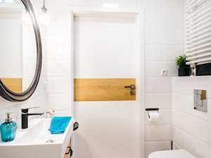 Przytulna kawalerka - Mała łazienka, styl skandynawski - zdjęcie od DreamHouse