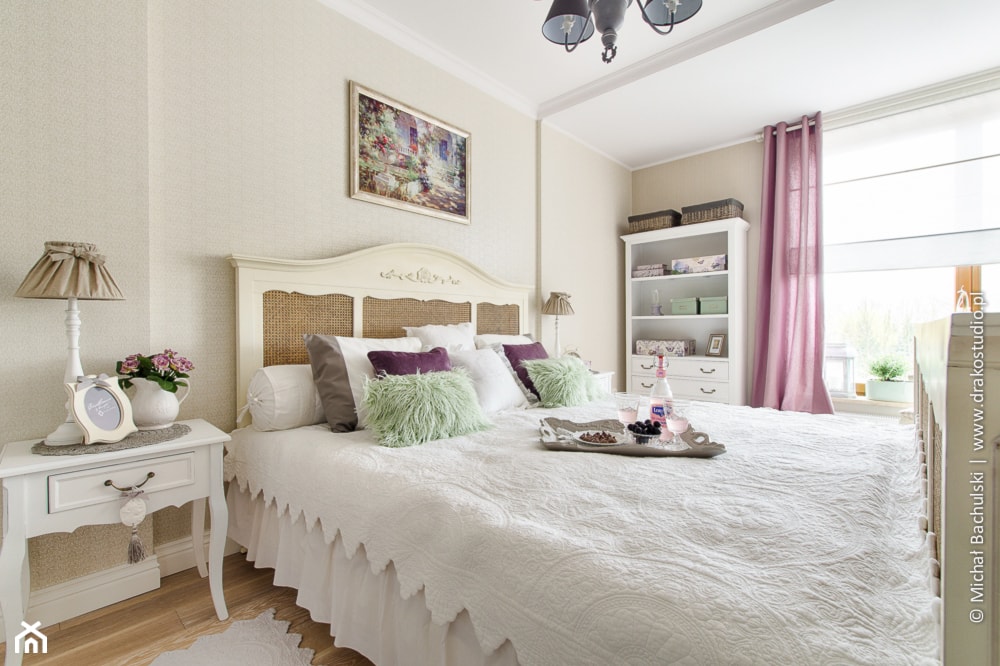 Ludwik w Skandynawii ;) - Średnia beżowa sypialnia, styl prowansalski - zdjęcie od DreamHouse - Homebook