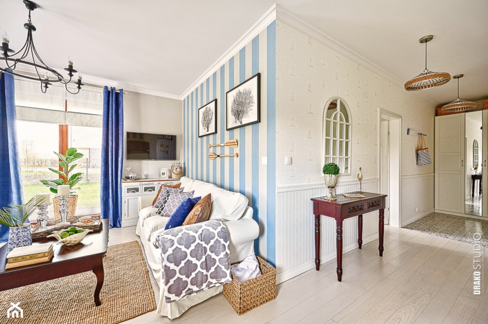 Apartament Błonia Hamptons - Salon - zdjęcie od DreamHouse - Homebook