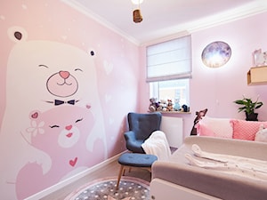 W oczekiwnaiu na ... - Mały różowy pokój dziecka dla nastolatka dla dziewczynki - zdjęcie od DreamHouse