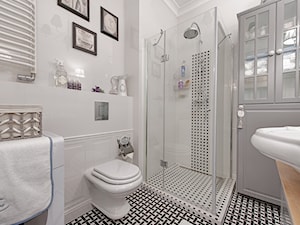 Francuski zakątek ;) - Mała z pralką / suszarką łazienka, styl prowansalski - zdjęcie od DreamHouse