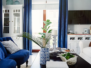 Apartament Błonia Hamptons - Mały szary salon - zdjęcie od DreamHouse