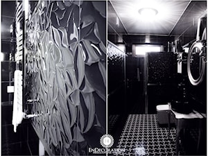 Czarna łazienka - Łazienka, styl glamour - zdjęcie od EnDecoration