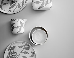 Porcelana Grey Stitches i Grey Leaves od Menu w FF! - zdjęcie od Fabryka Form - Homebook