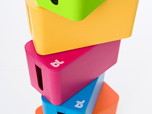 Design w pracy od Bluelounge - pudełko na kable Cable Box Mini - zdjęcie od Fabryka Form