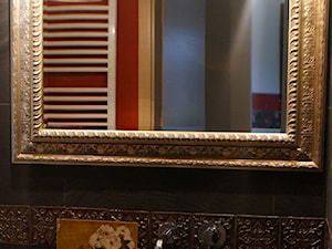 Aranżacje - Mała bez okna z lustrem łazienka, styl vintage - zdjęcie od Florisa