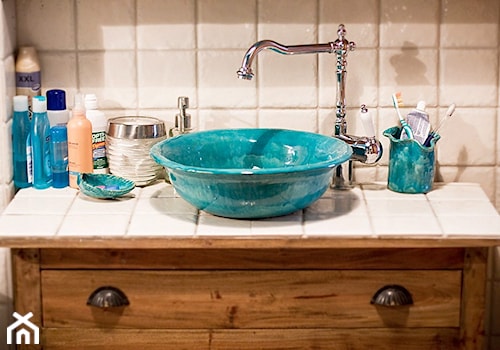 Aranżacje - Bez okna łazienka, styl rustykalny - zdjęcie od Florisa