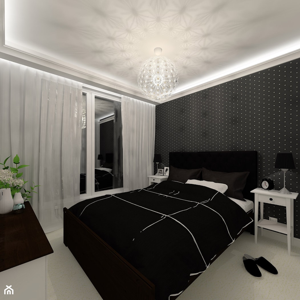 Mieszkanie dla pary - Średnia sypialnia, styl tradycyjny - zdjęcie od CHATANOWA - Homebook
