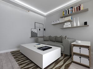 Mieszkanie na szaro - Salon, styl nowoczesny - zdjęcie od CHATANOWA