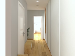 Dwupoziomowy apartament w Gdyni - Średnia otwarta garderoba, styl minimalistyczny - zdjęcie od CHATANOWA