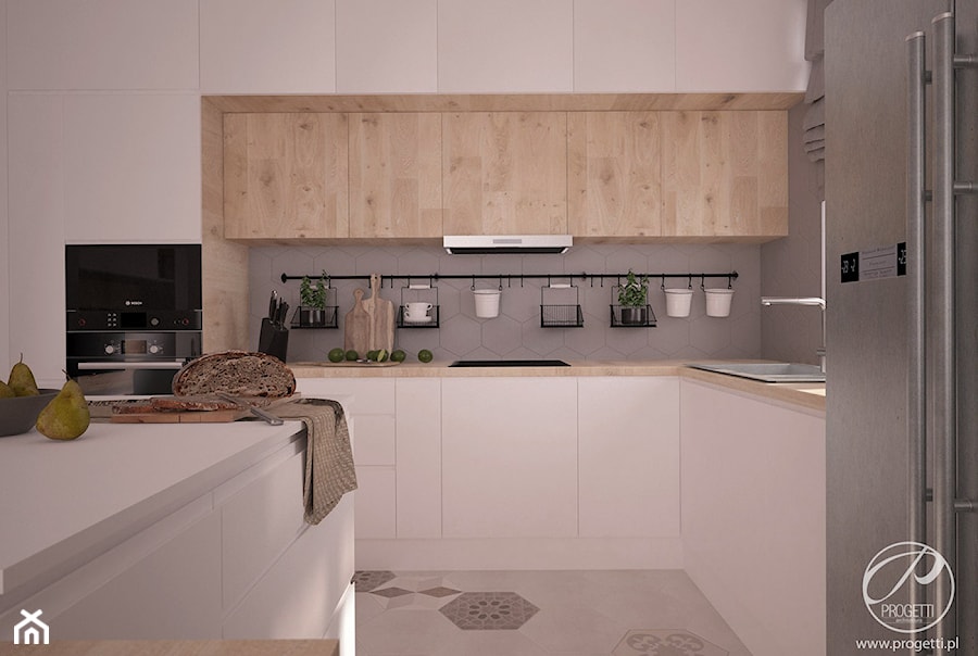 Mieszkanie dla dwojga - Kuchnia, styl skandynawski - zdjęcie od Progetti Architektura