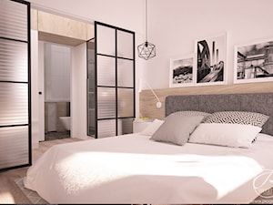 Funkcjonalne mieszkanie dla rodziny - Sypialnia, styl nowoczesny - zdjęcie od Progetti Architektura