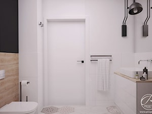 Mieszkanie dla dwojga - Łazienka, styl skandynawski - zdjęcie od Progetti Architektura