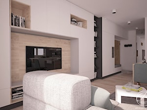 Mieszkanie dla dwojga - Salon, styl nowoczesny - zdjęcie od Progetti Architektura