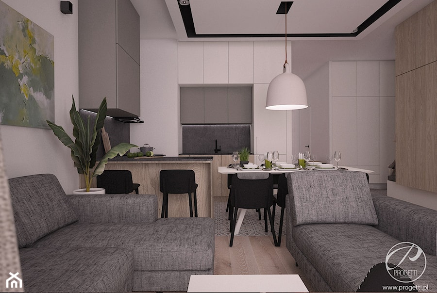 Funkcjonalne mieszkanie dla rodziny - Kuchnia, styl nowoczesny - zdjęcie od Progetti Architektura