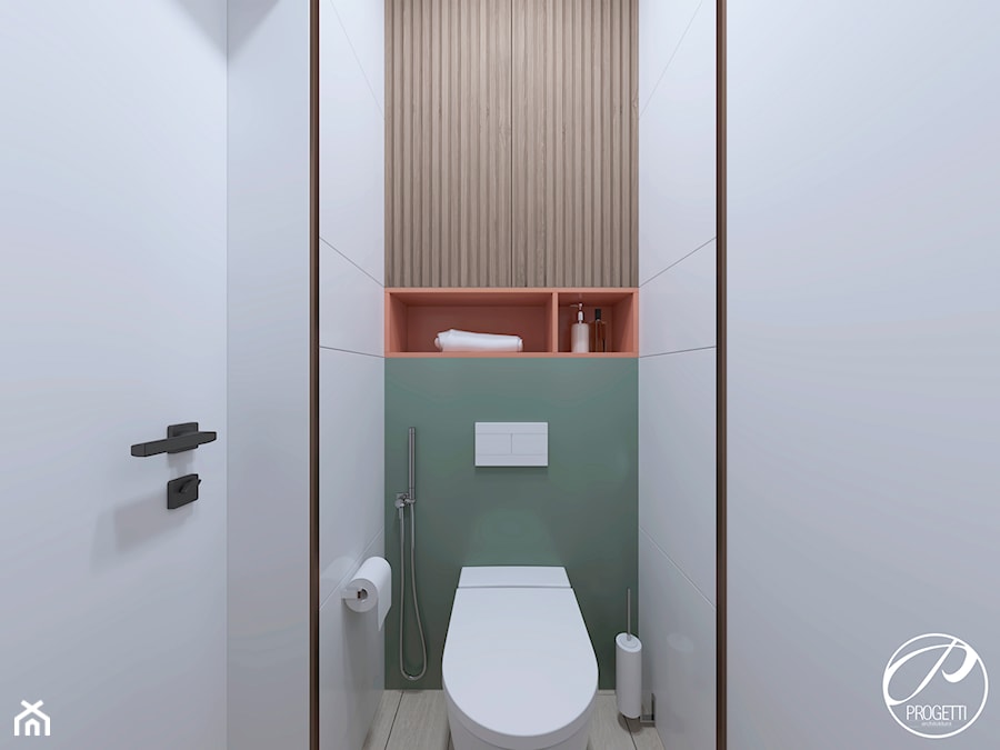Małe WC - zdjęcie od Progetti Architektura