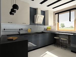 Kuchnia z akcentem retro - Kuchnia, styl nowoczesny - zdjęcie od BAMARI Studio Architektury Wnętrz