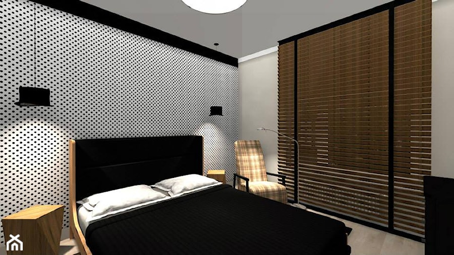 Sypialnia w stylu lat 60 tych - zdjęcie od Design Inside