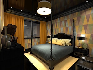Sypialnia "Na bogato"... - Sypialnia, styl nowoczesny - zdjęcie od Studio D.N.A.