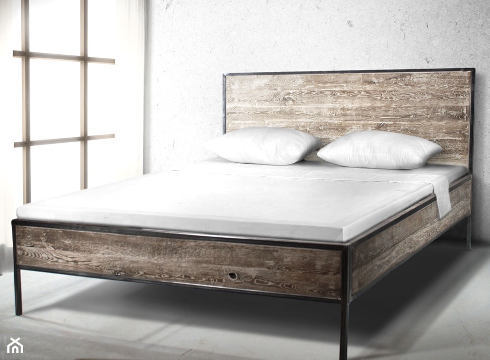 Loftowe łóżko industrialne - zdjęcie od Guido - Homebook